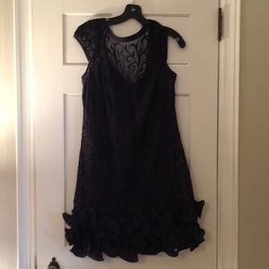 Navy cocktail dress